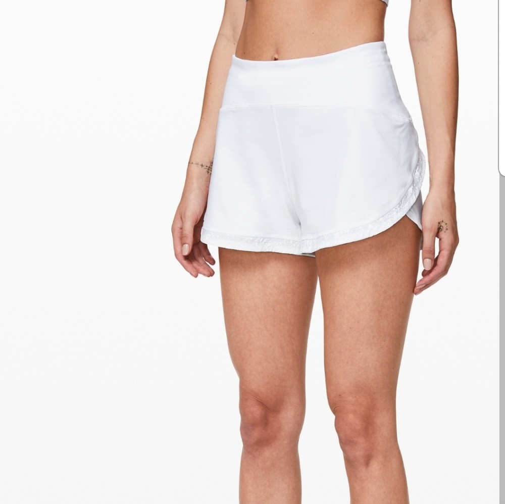 Lululemon white shorts